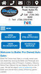 Mobile Screenshot of butlerpreowned.com